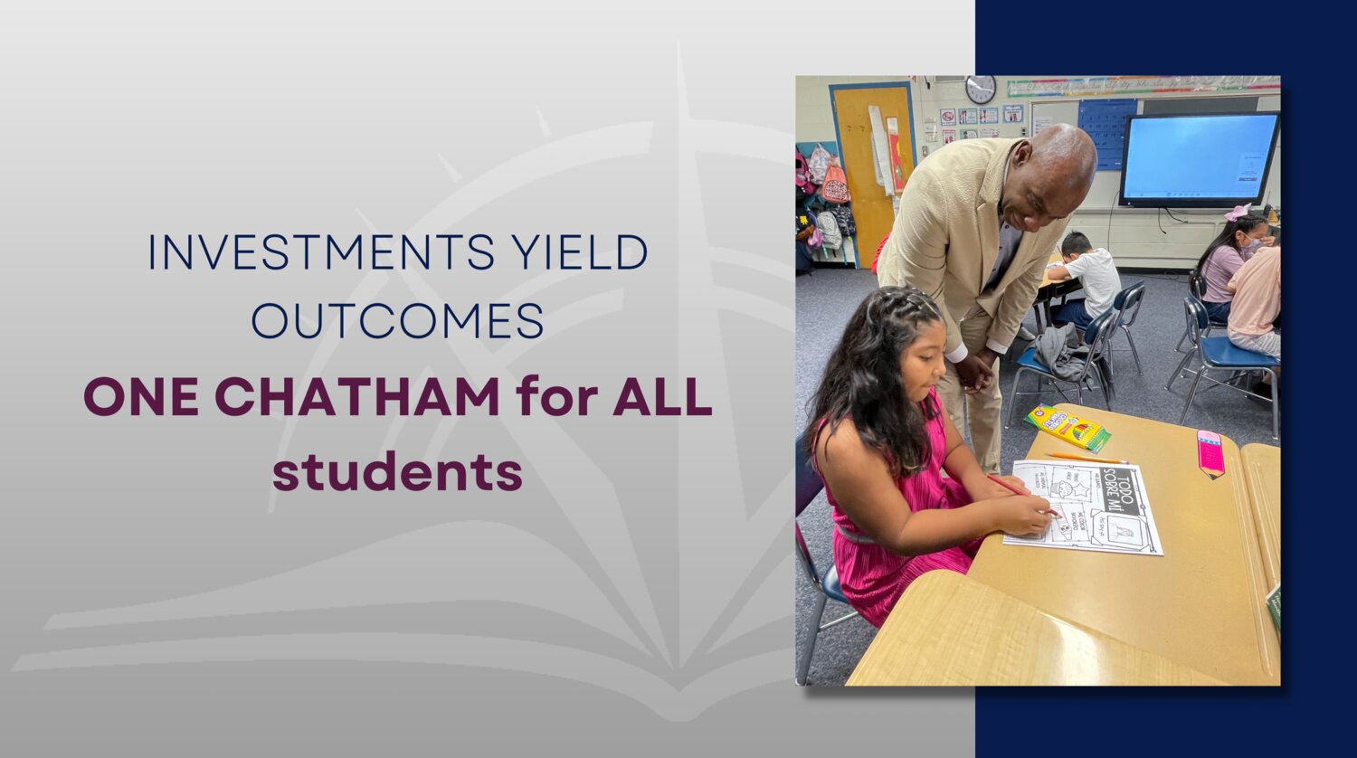 Last Tuesday, Chatham County Schools Superintendent Dr. Anthony Jackson shared the proposed budget with the school board. 'Investments yield outcomes,' was a central part of his pitch.